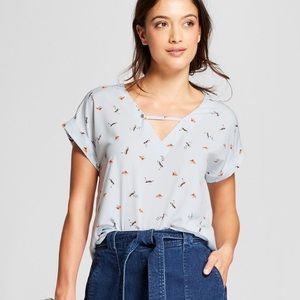 Target A New Day Bird print top
